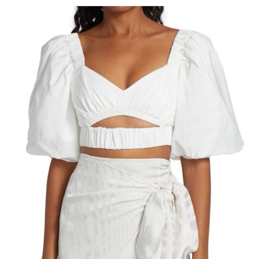 Silvia Tcherassi white crop top